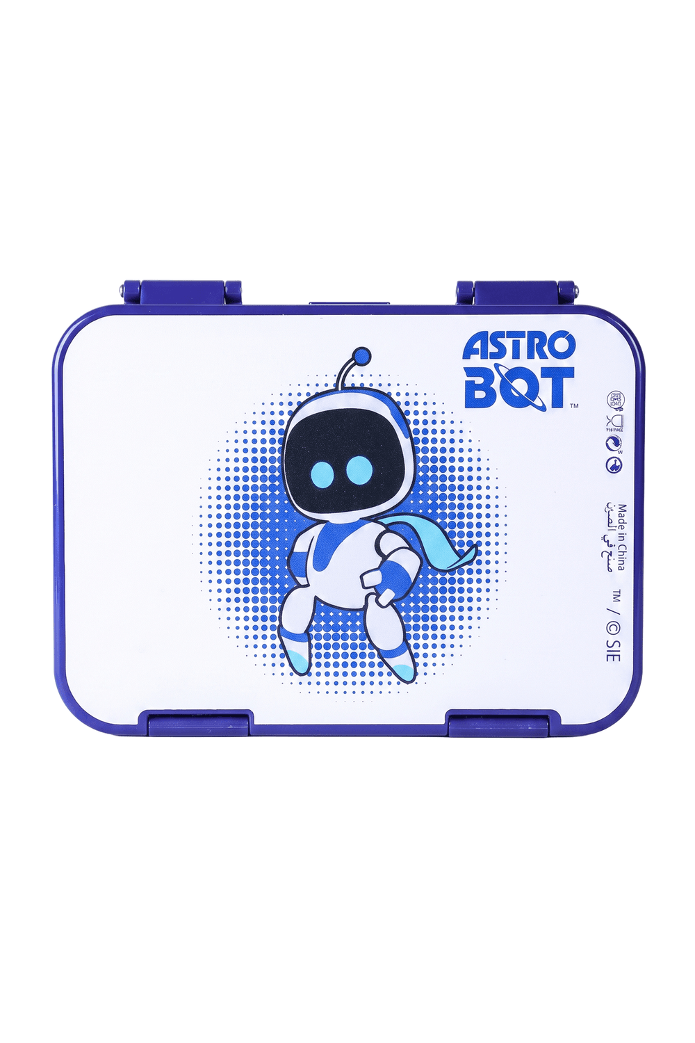 Sony - 6 Compartment Astro Bot Regular Bento Lunch Box - Blue