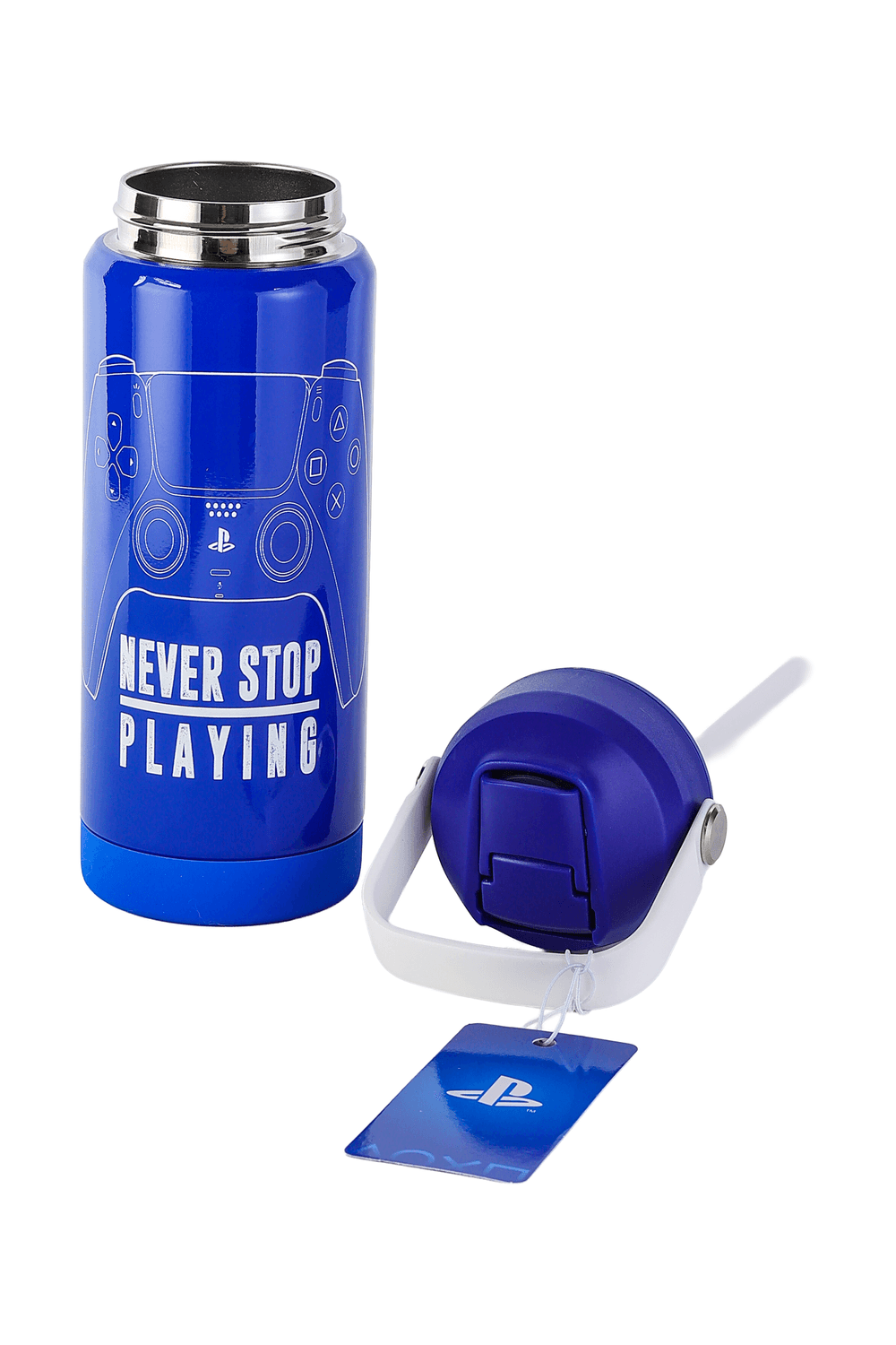 Sony - Playstation Stainless Steel Water Bottle - Blue - 500 ml