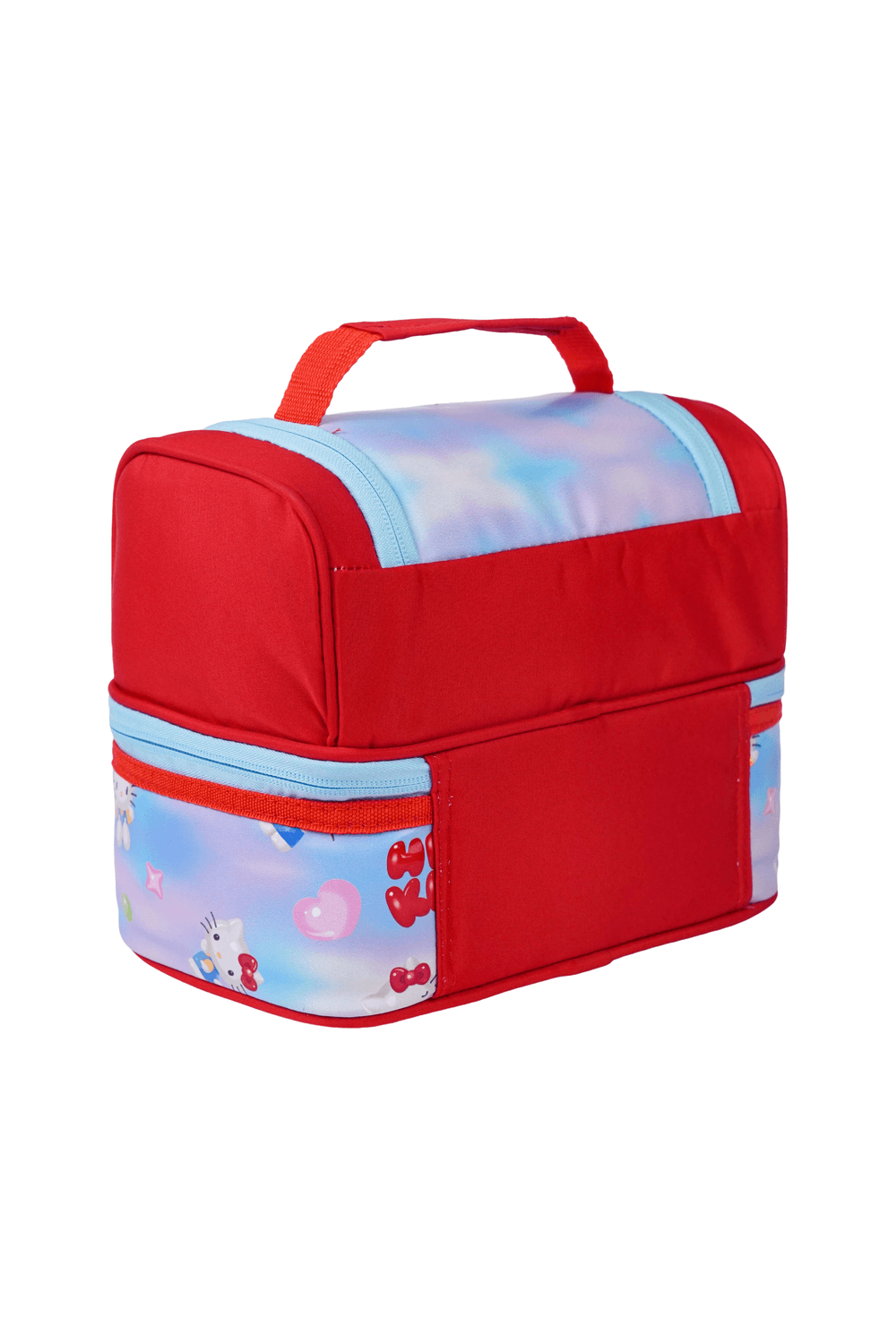 Sanrio - Hello Kitty Insulated Lunch Bag - Red/Blue