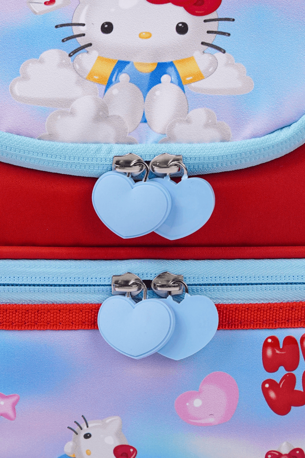 Sanrio - Hello Kitty Insulated Lunch Bag - Red/Blue