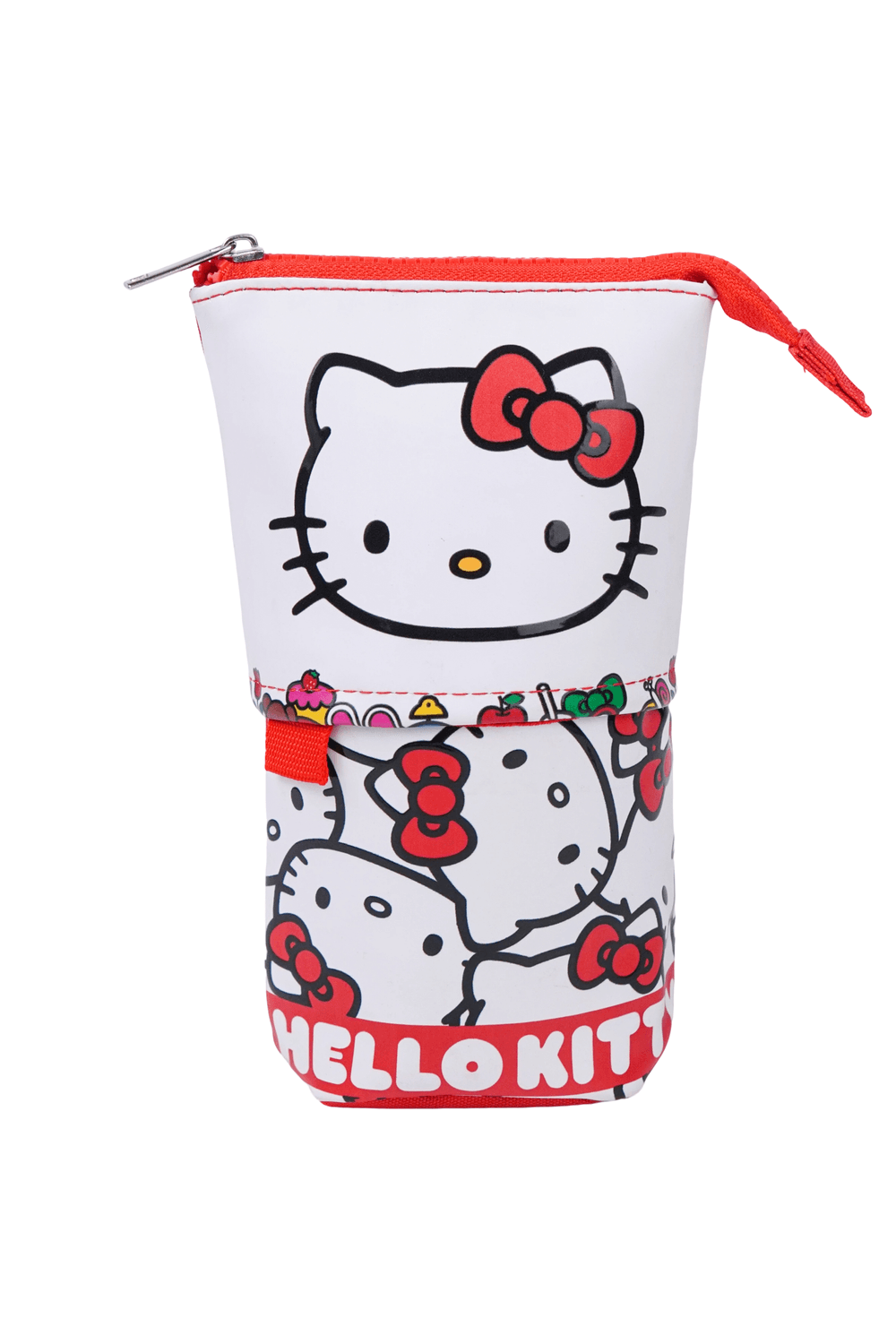 Sanrio - Hello Kitty Kids Expandable Pencil Case - White/Red
