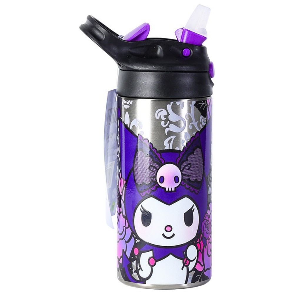 Sanrio - Stainless Steel Water Bottle - Kuromi - 500 ml