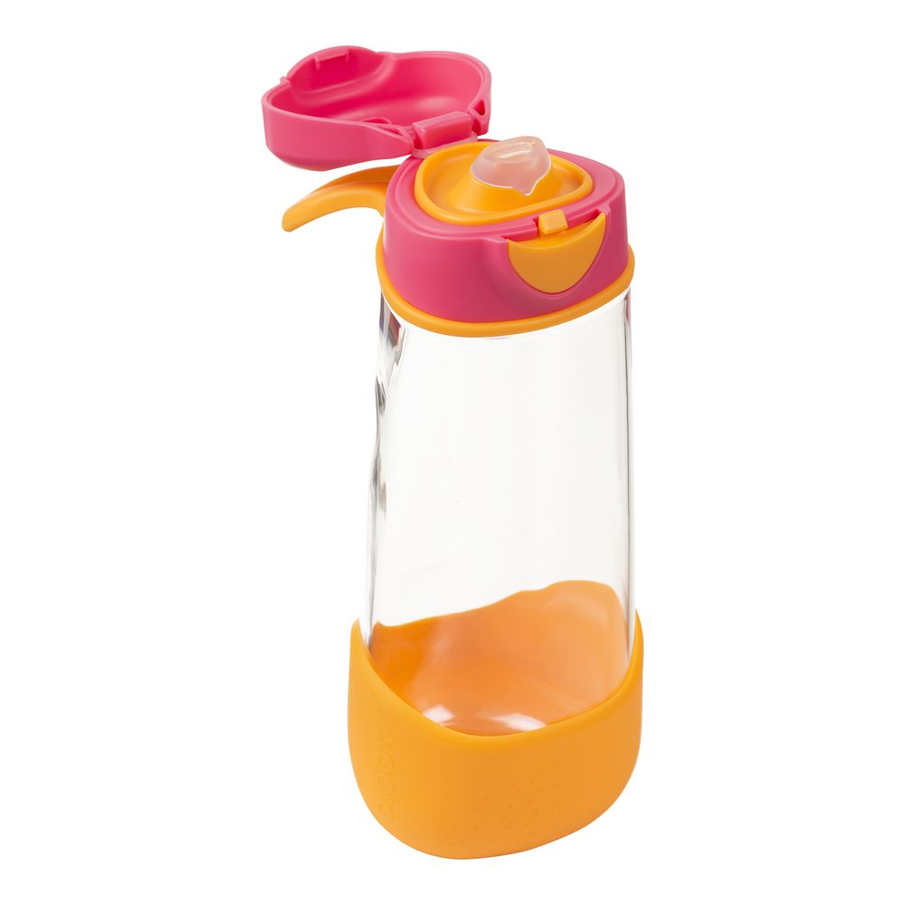 B.box - Hydratio Sports Spout Bottle - Strawberry Shake - 600ml
