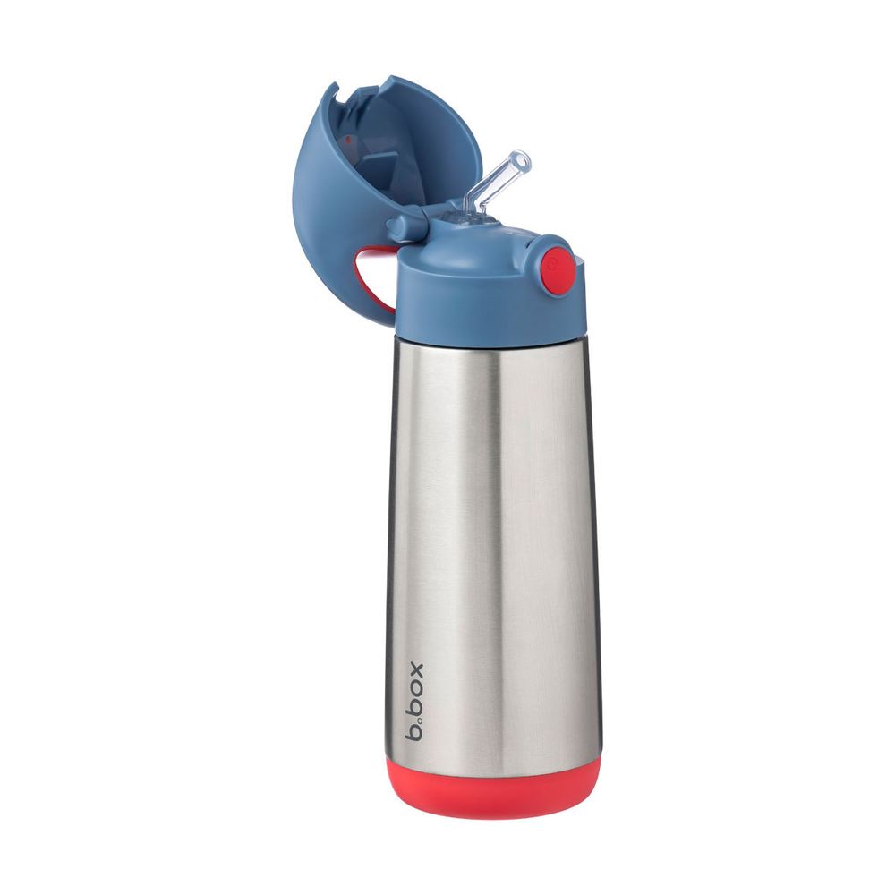 B.box - Hydratio Stainless Steel Drink Bottle - Blue Blaze - 500ml
