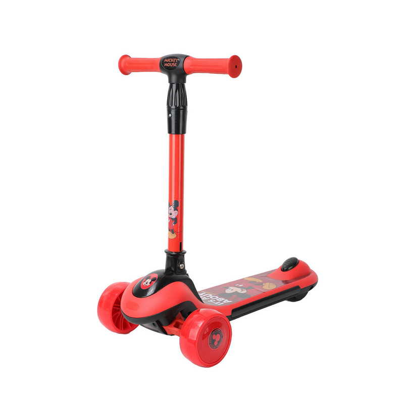Disney - Mickey Foldable Twist 3-Wheel Scooter