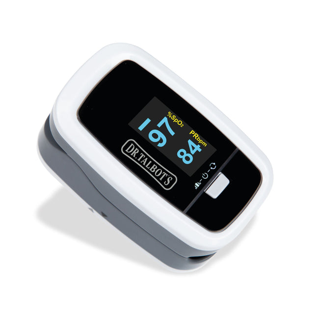Dr. Talbot's - Fingertip Pulse Oximeter - White/Grey