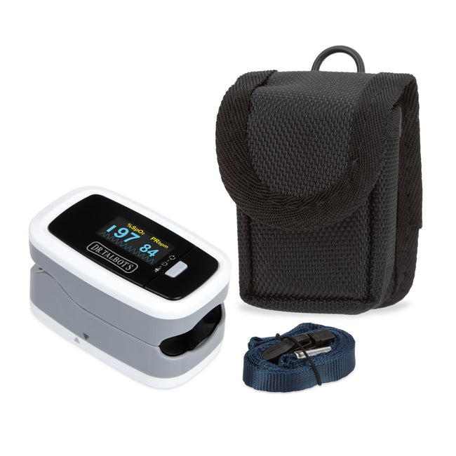 Dr. Talbot's - Fingertip Pulse Oximeter - White/Grey