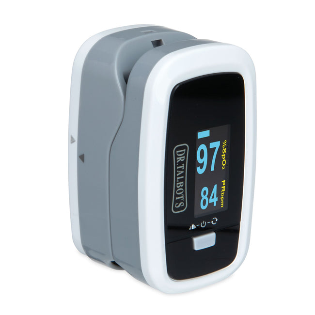 Dr. Talbot's - Fingertip Pulse Oximeter - White/Grey
