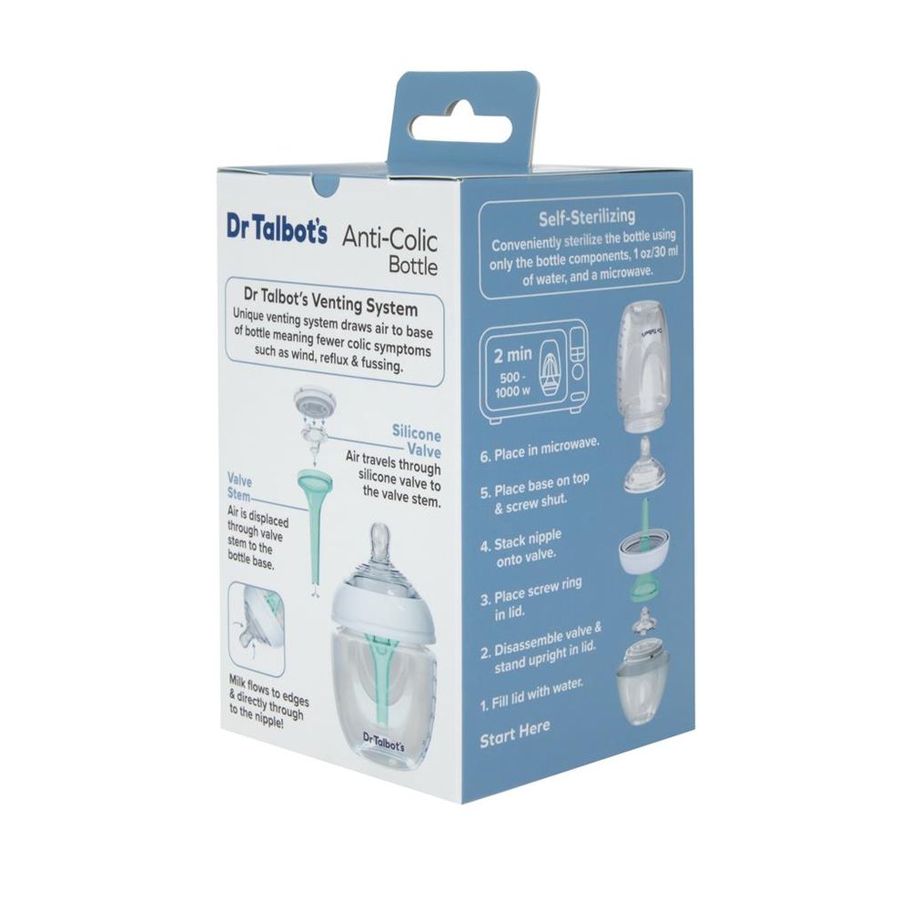 Dr. Talbot's - Anti-Colic Baby Feeding Bottle - 180 ml