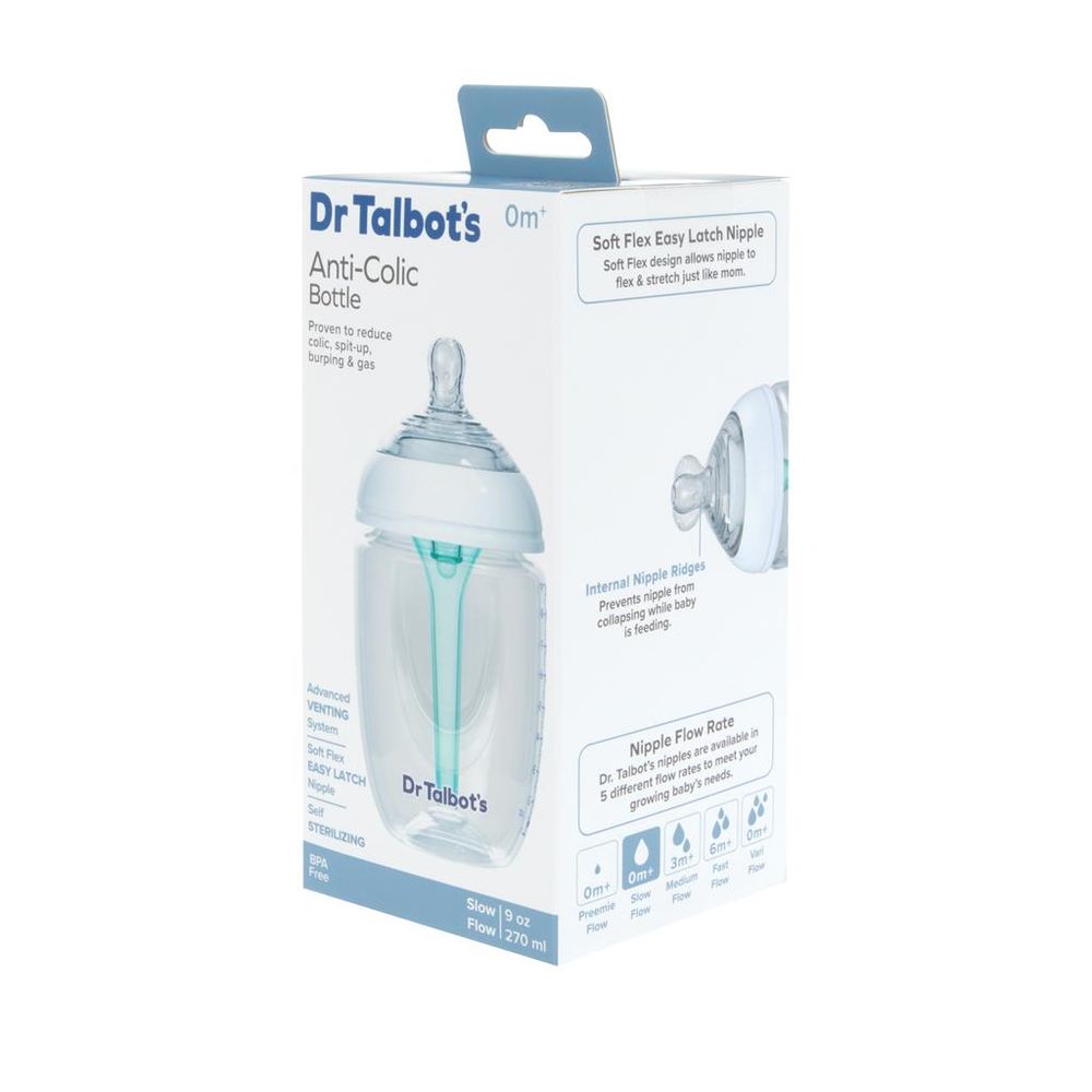 Dr. Talbot's - Anti-Colic Baby Feeding Bottle - 270 ml