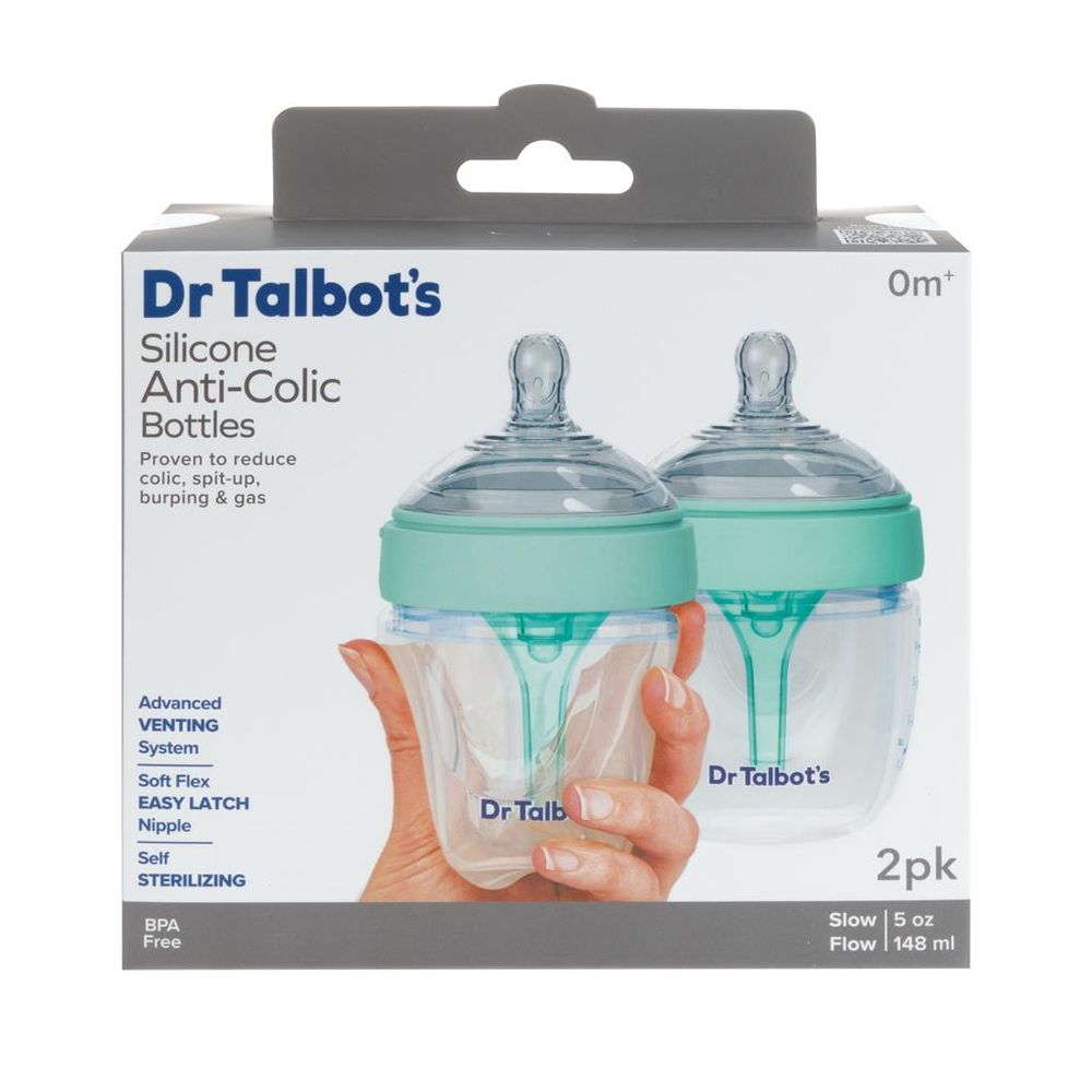 Dr. Talbot's - Anti Colic Bottles - Blue - 148 ml - 2 Pc Set