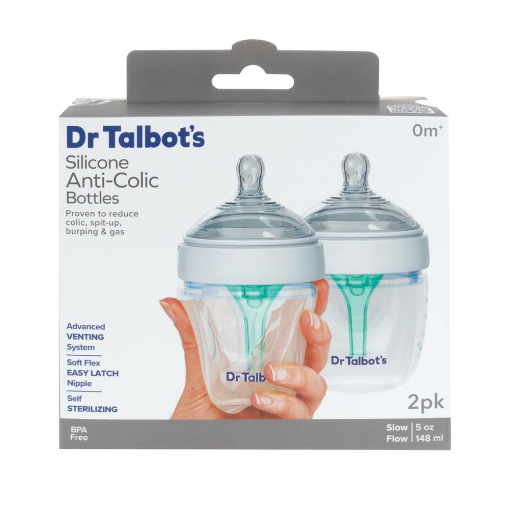 Dr. Talbot's - Anti Colic Bottles - White - 148 ml - 2 Pc Set