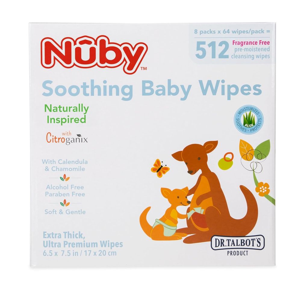Dr. Talbot's - Soothing Baby Wipes - 512 Pc Set