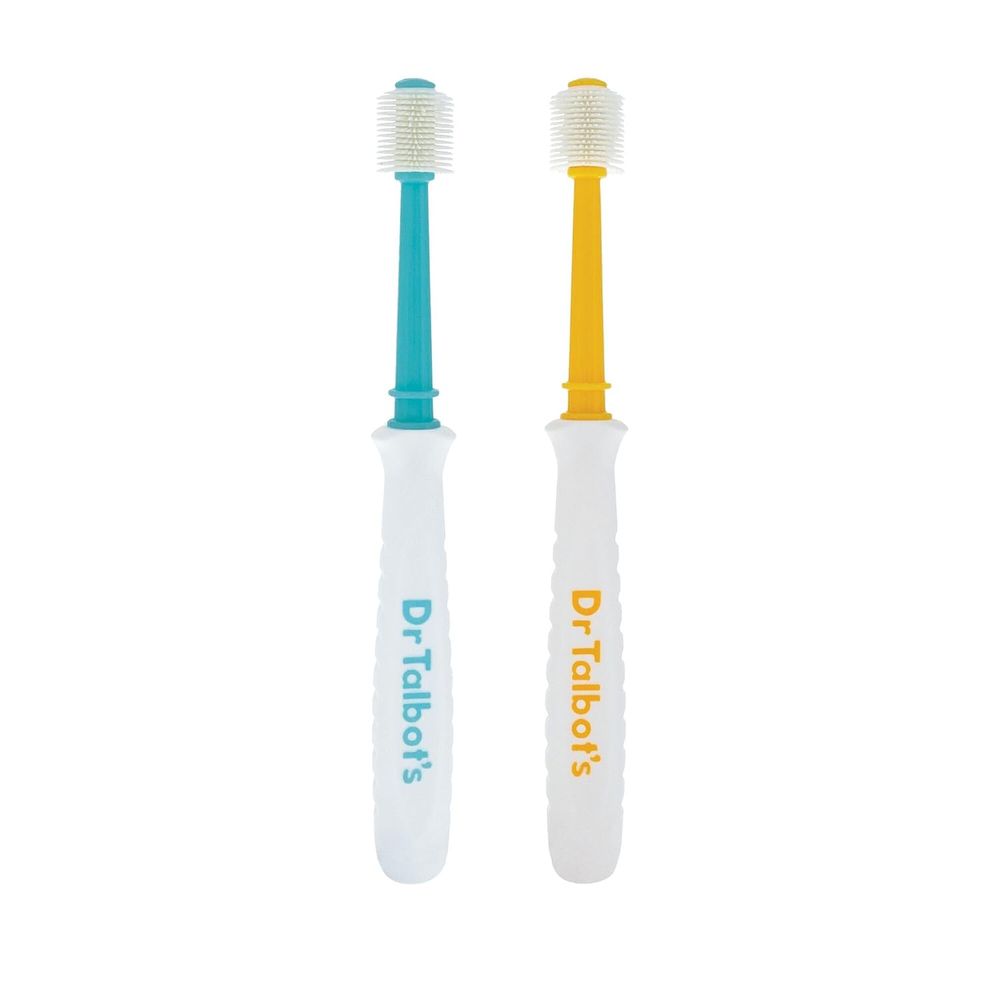 Dr. Talbot's - Soft Bristles 360 Degree Baby Toothbrushes - 2 Pc Set