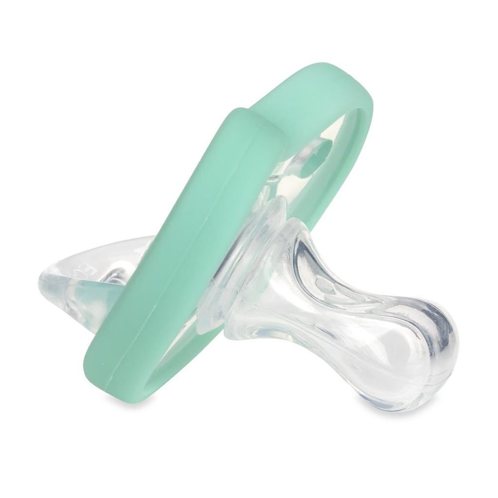 Dr. Talbot's - Soft Flex Orthodontic Pacifier - Aqua/White - 2 Pcs