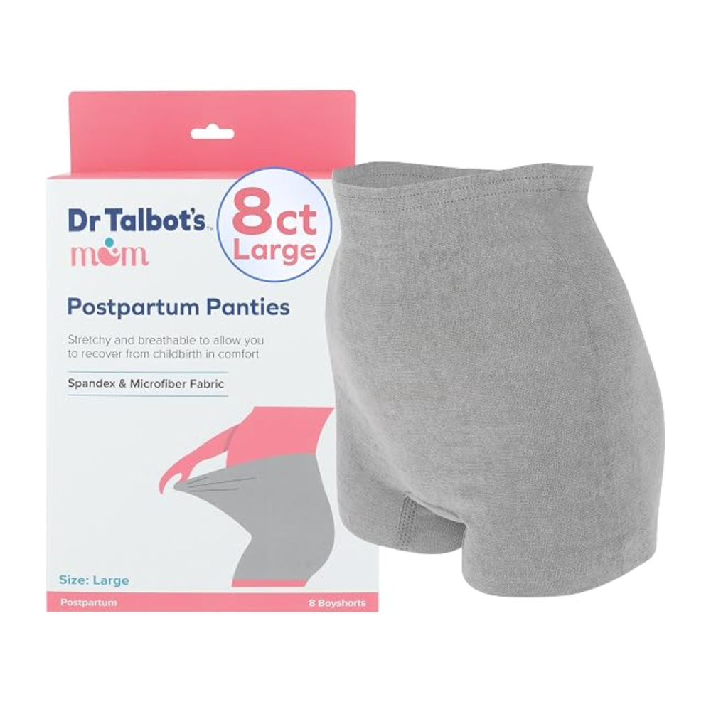 Dr. Talbot's - Postpartum Disposable Panties - Grey - L - 8 Pcs