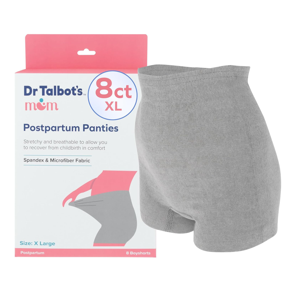 Dr. Talbot's - Postpartum Disposable Panties - Grey - XL - 8 Pcs