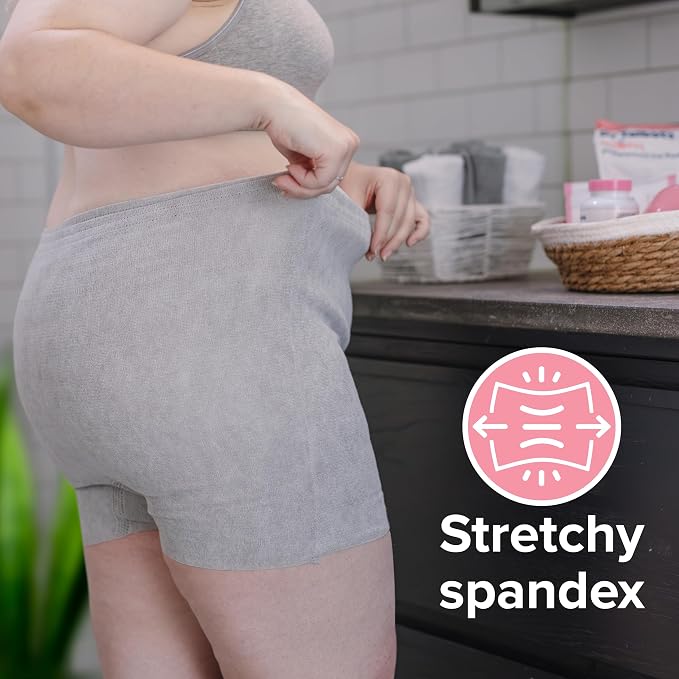 Dr. Talbot's - Postpartum Disposable Panties - Grey - XL - 8 Pcs
