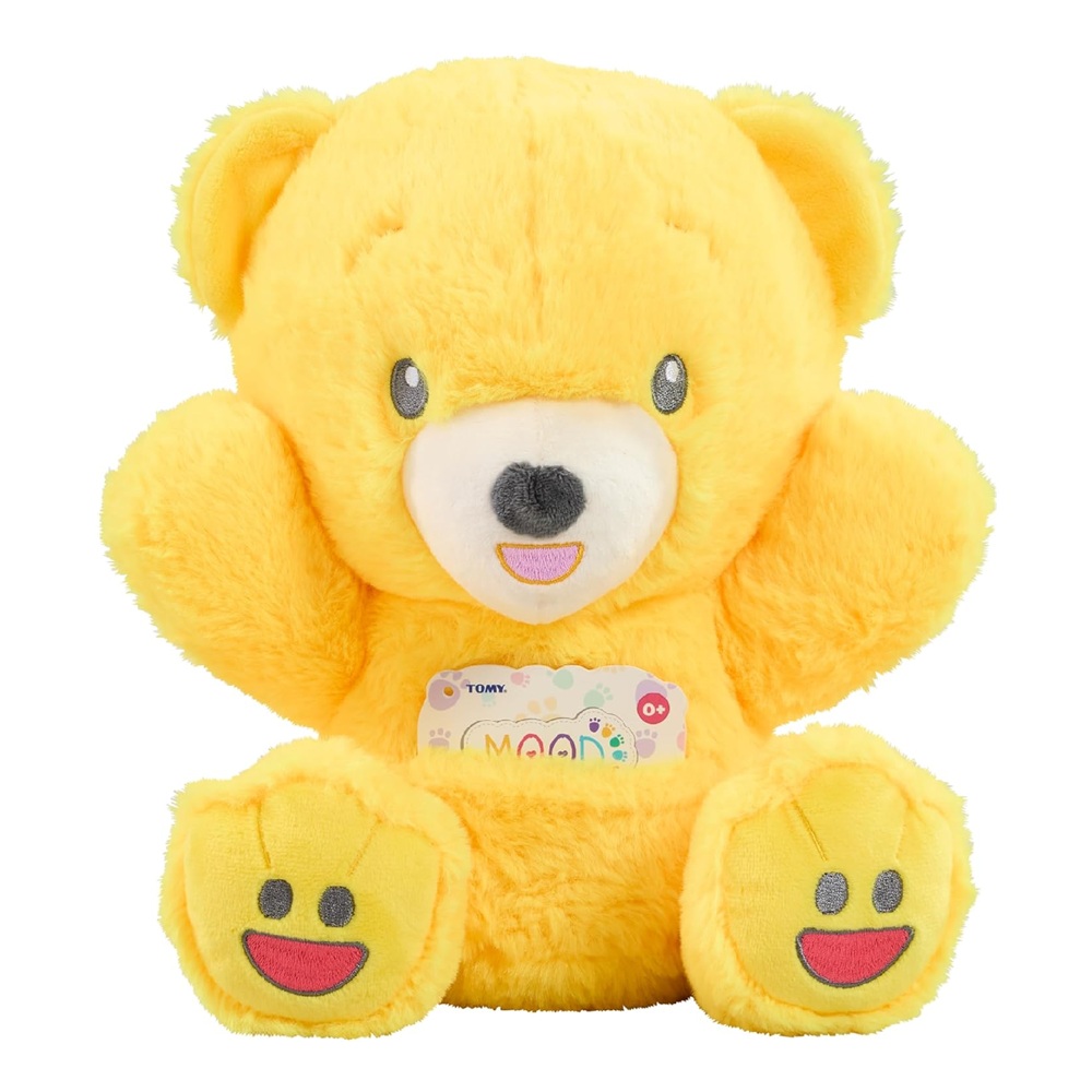Lamaze - Mood Bears Happy Bear Plush Soft Toy - Yellow - 10-inch
