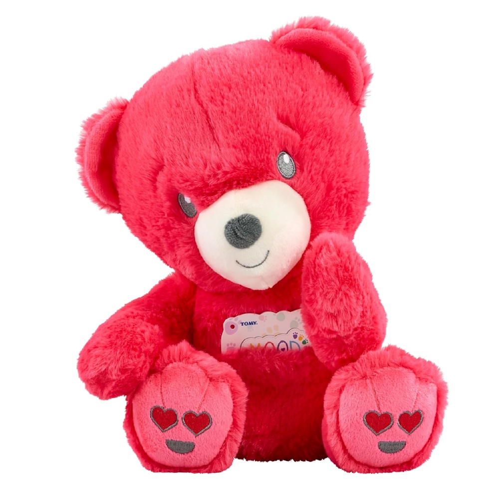 Lamaze - Mood Bears Love Bear Plush Soft Toy - Red - 10-inch