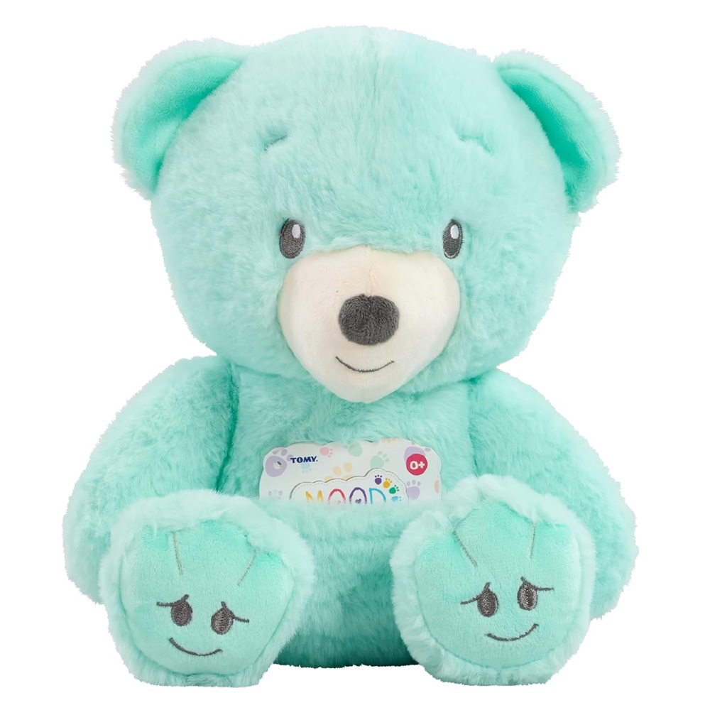 Lamaze - Mood Bears Calm Bear Plush Soft Toy - Teal - 10-inch