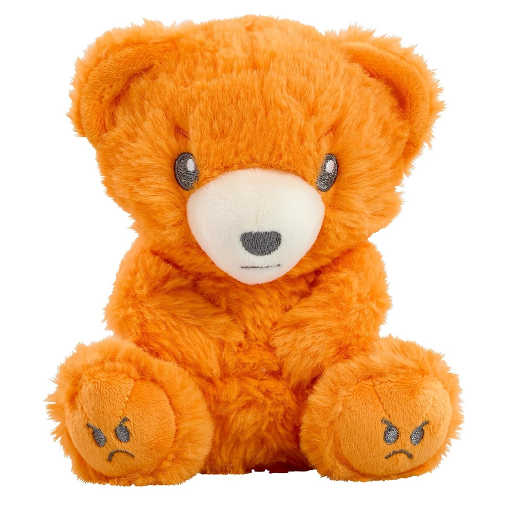 Lamaze - Mood Bears Angry Bear Plush Soft Toy - Orange - 7-inch
