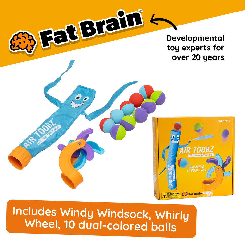 Fat Brain Toys - Air Toobz Whirlwind Accessory Pack