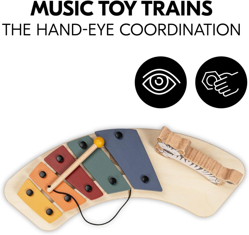 Hauck - Play-Tray Music Set - Zebra White