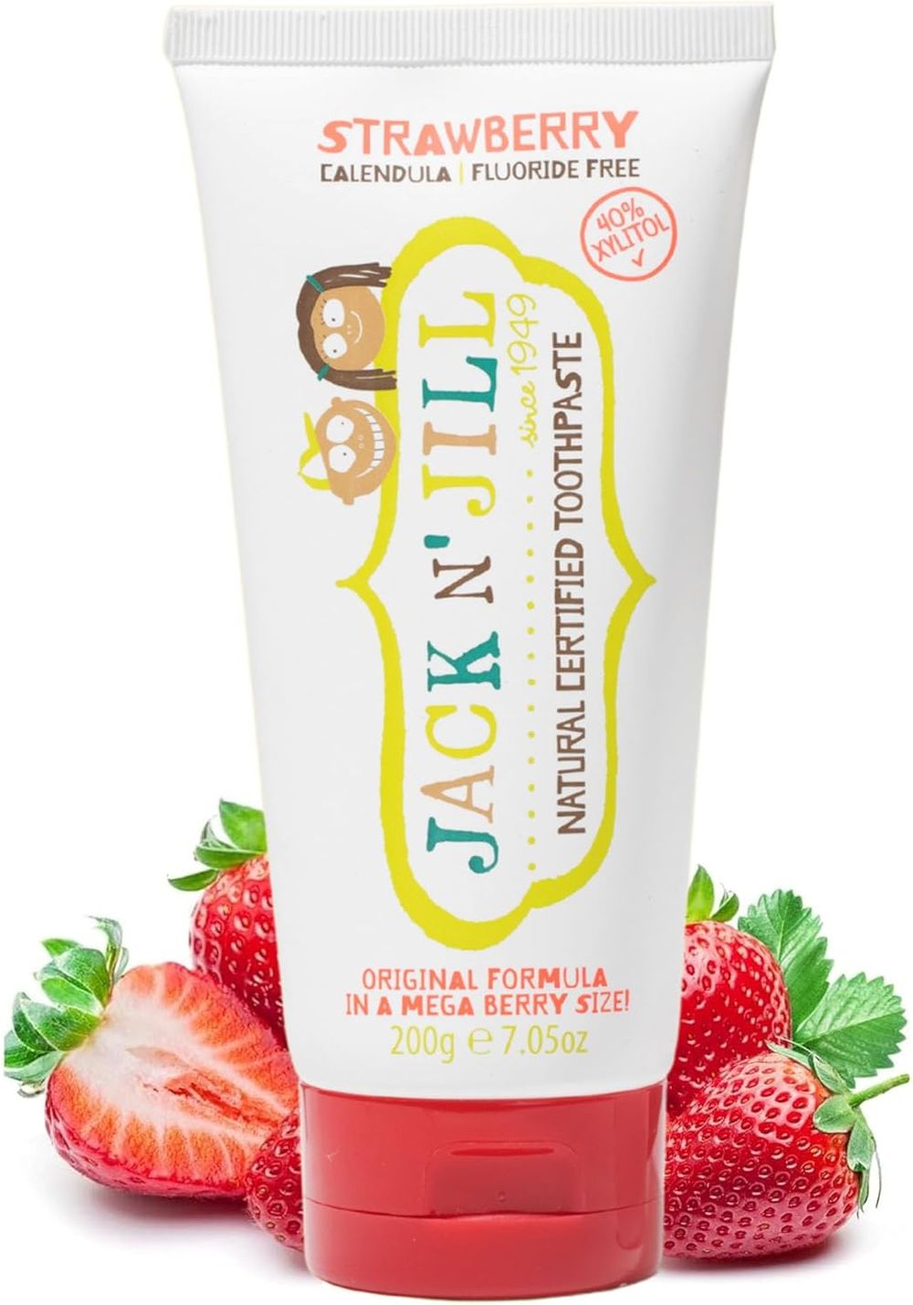 Jack N' Jill - Natural Toothpaste - Strawberry - 200 gm