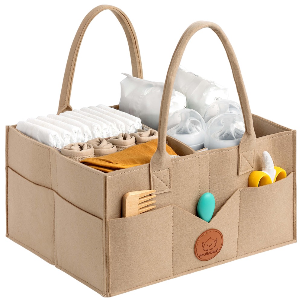 Keababies - Original 2.0 Diaper Caddy - Taupe