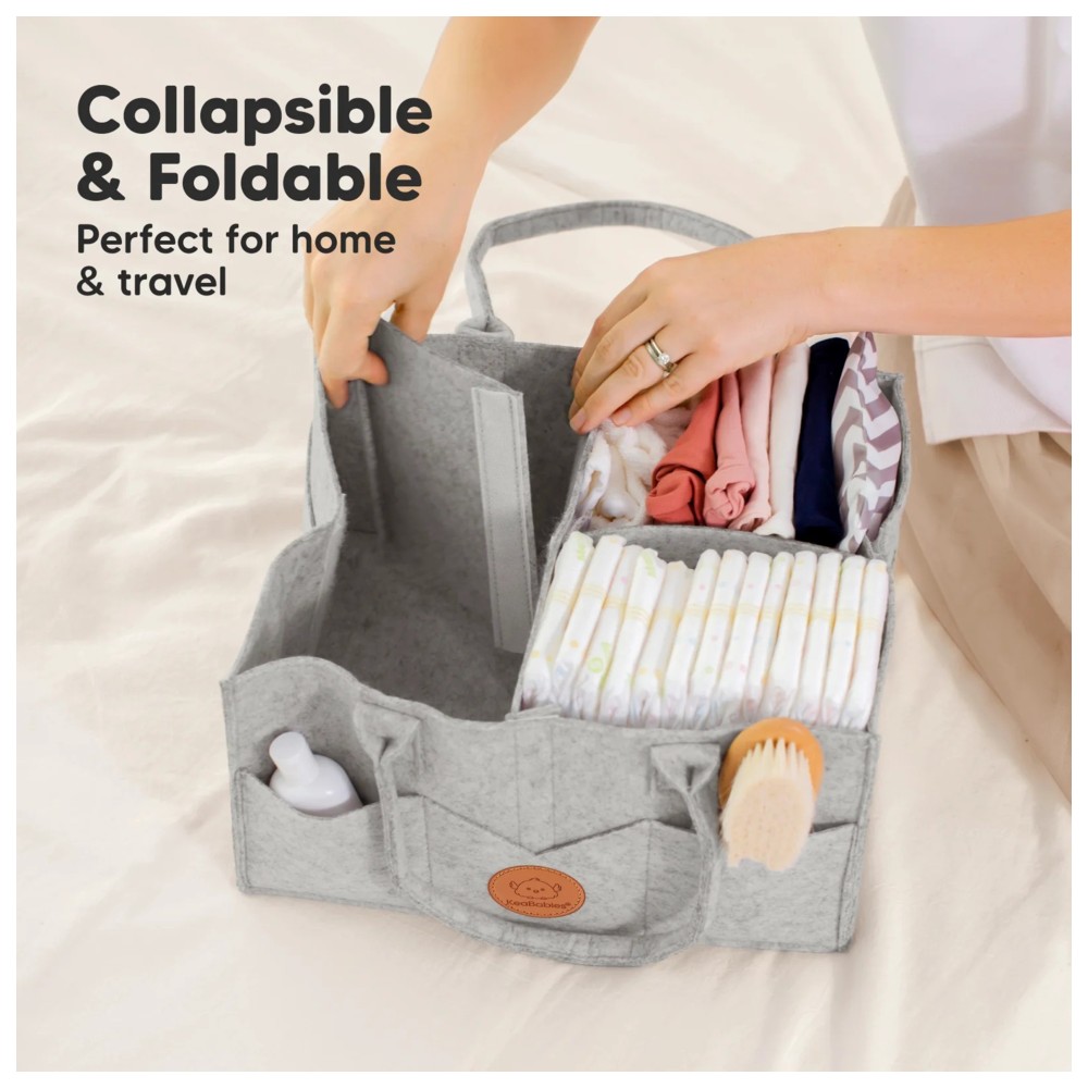 Keababies - Original 2.0 Diaper Caddy - Taupe