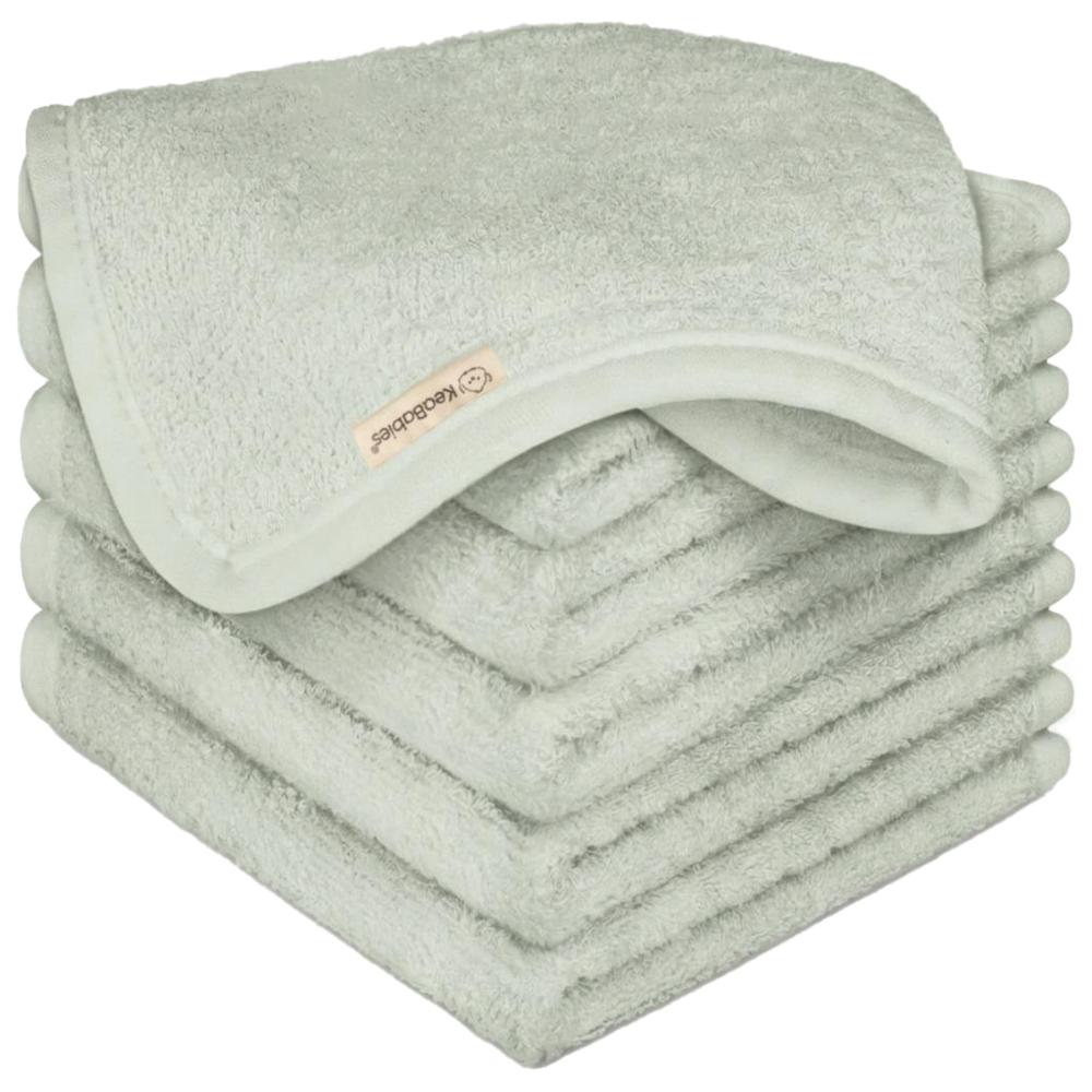 KeaBabies - Soft And Gentle Deluxe Baby Washcloths - 6 Pc Set
