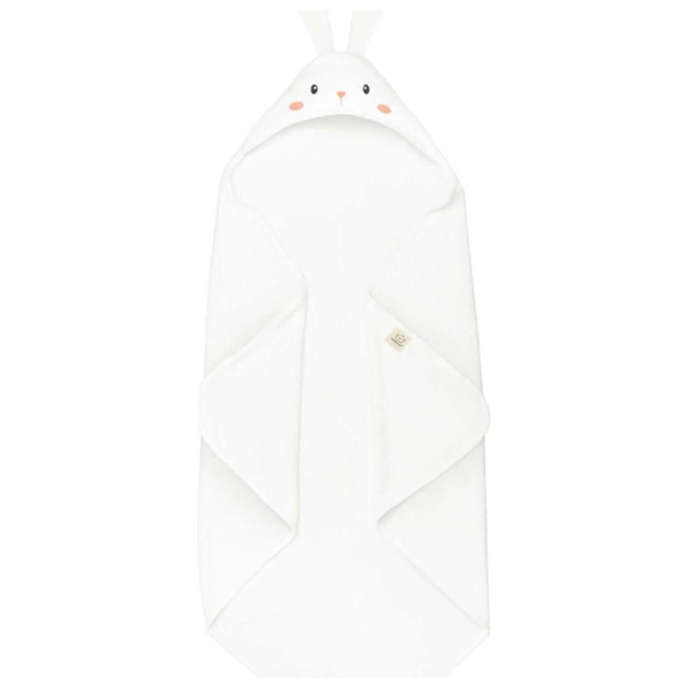 KeaBabies - Hooded Cuddle Soft Baby Bath Towel - Bunny