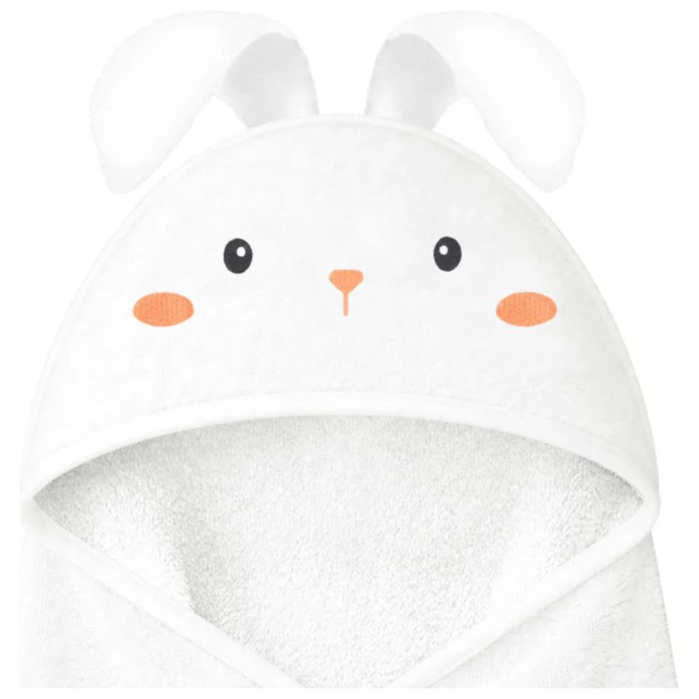 KeaBabies - Hooded Cuddle Soft Baby Bath Towel - Bunny