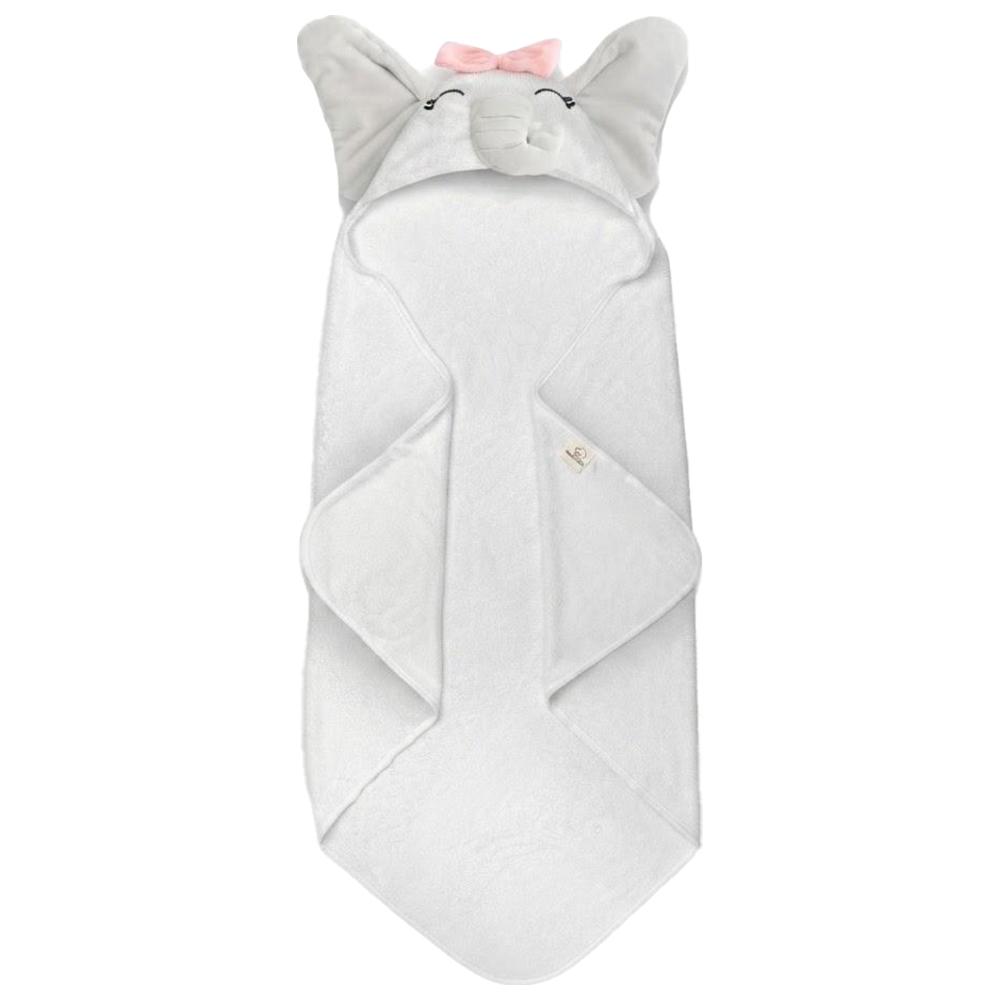 KeaBabies - PlayPals Hooded Soft Baby Bath Towel - Ella
