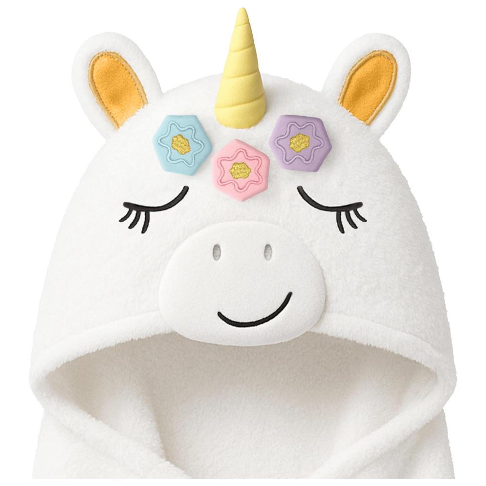 KeaBabies - PlayPals Hooded Soft Baby Bath Towel - Uria