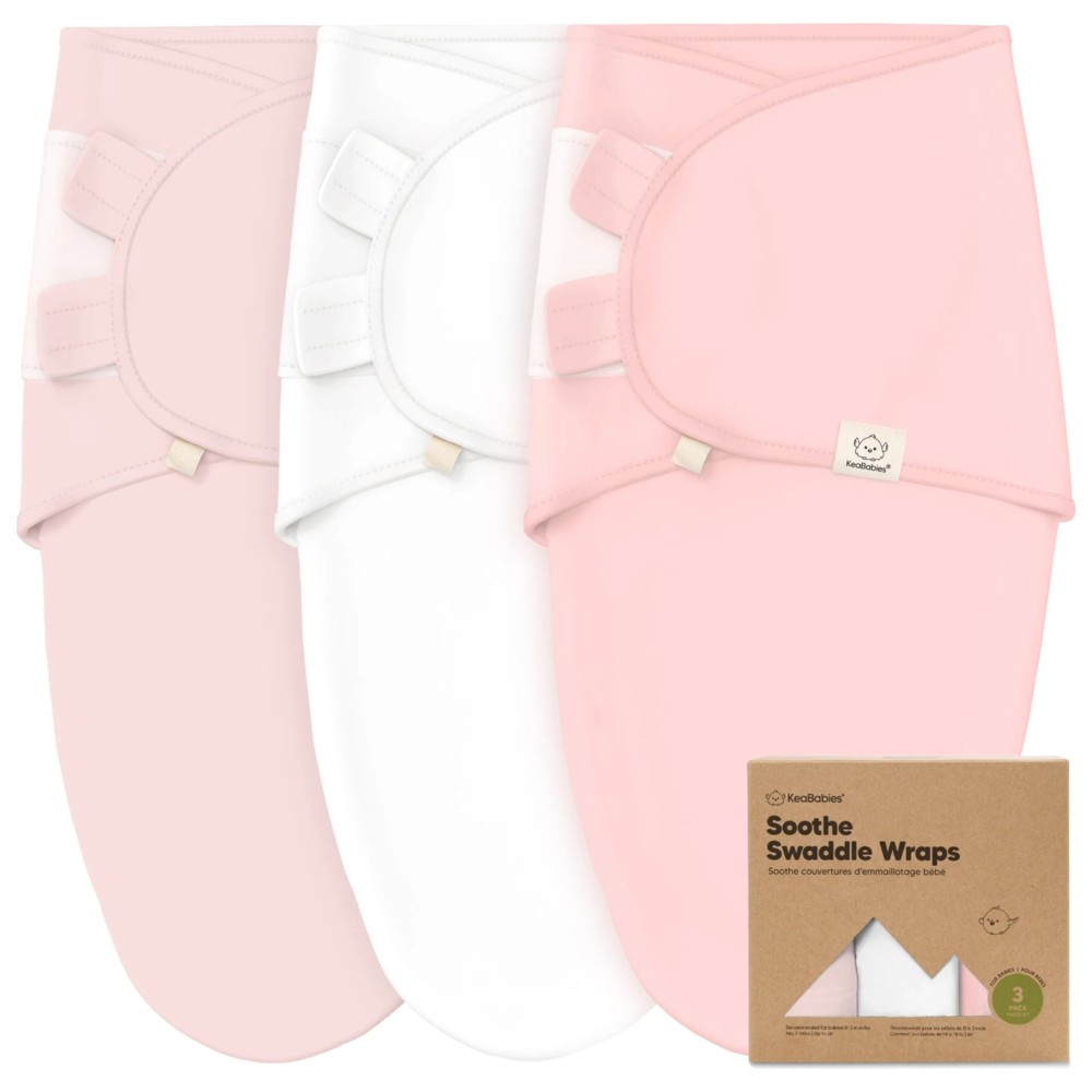 Keababies - Soothe Swaddle Wraps - Candy - 3 Pc Set