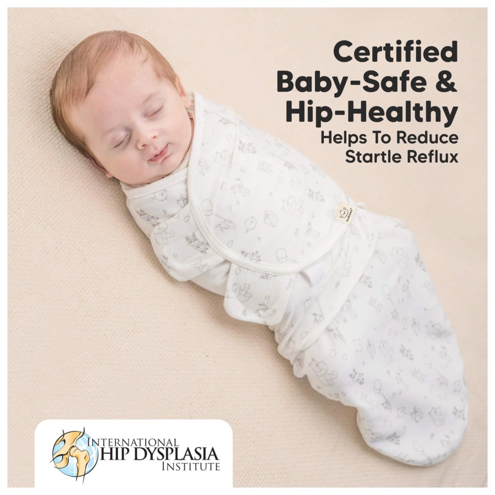 Keababies - Soothe Zippy Swaddle Wraps - Butterflies - Large - 3 Pc Set