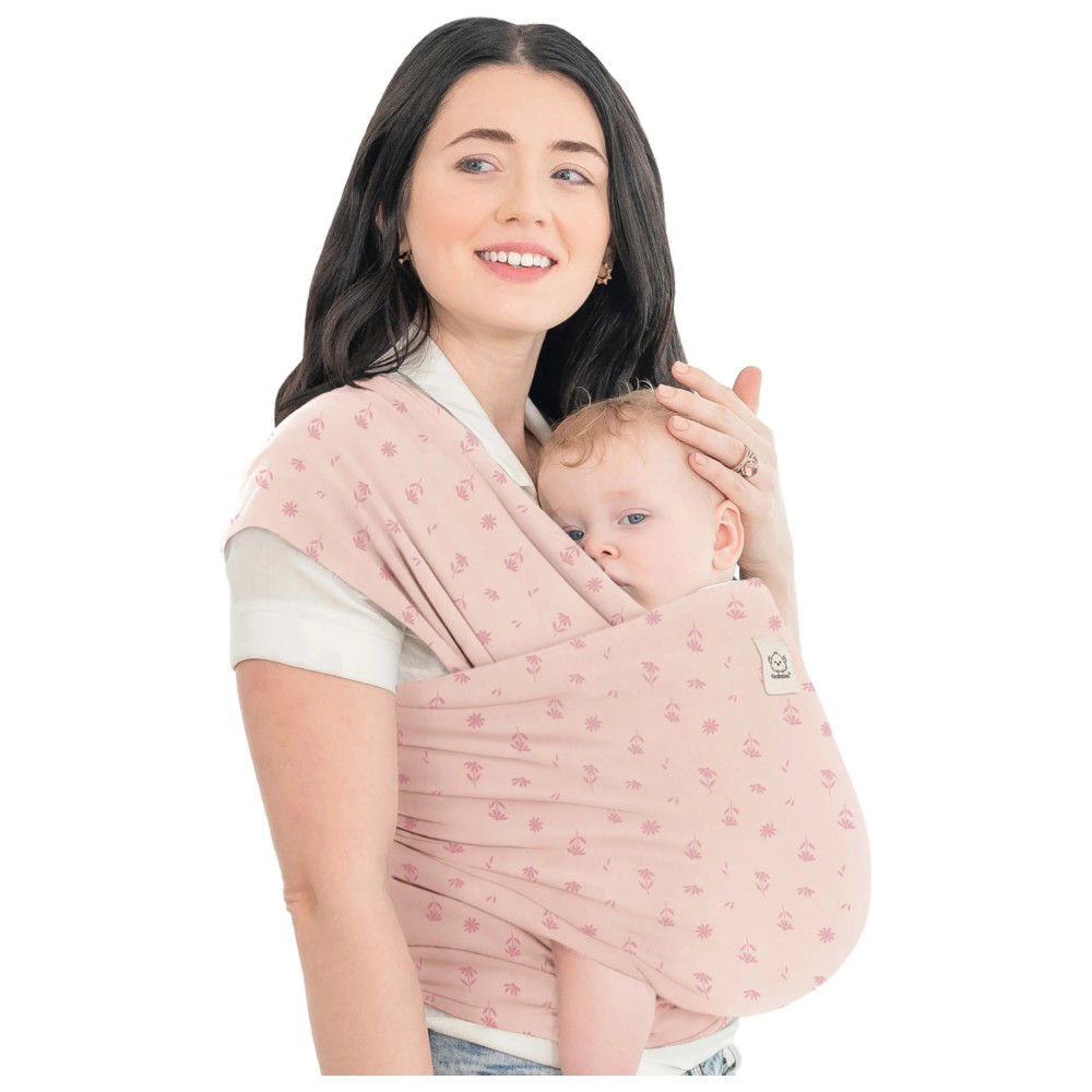 Keababies - Original Baby Wrap Carrier - Pink Daisies