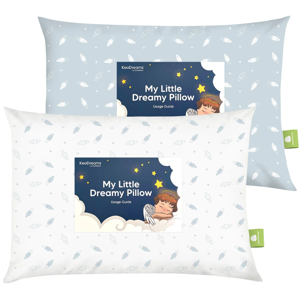Keababies - My Little Dreamy Pillow Set - Spacecrafts - 2 Pcs