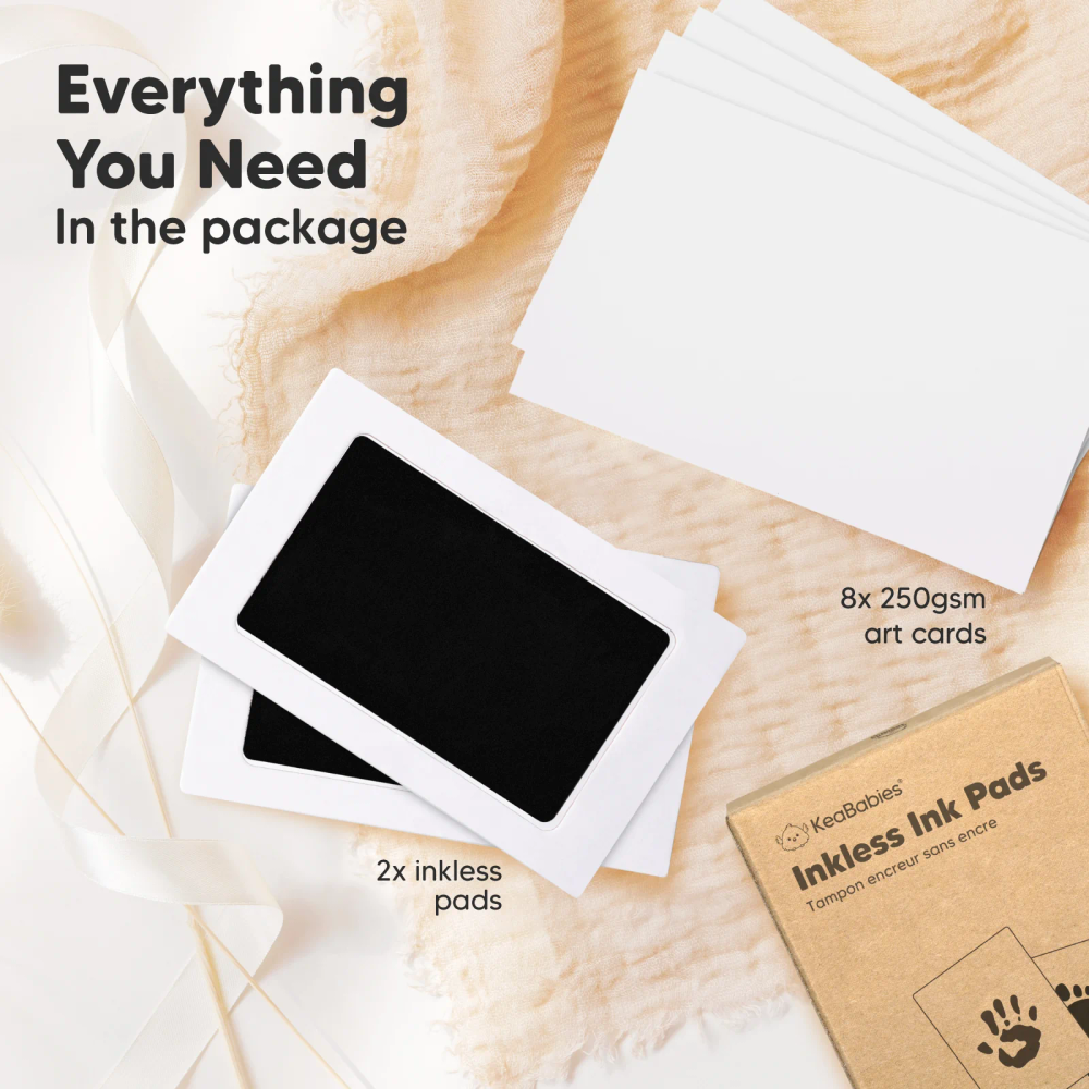 Keababies - Inkless Ink Pads Kit - Gold - 2 Pc Set