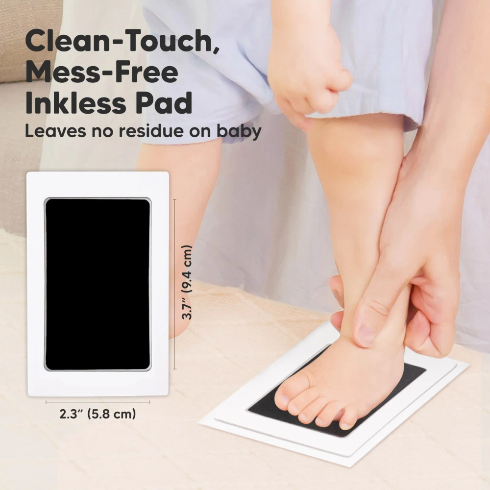 Keababies - Inkless Ink Pads Kit - Jet Black - 2 Pc Set