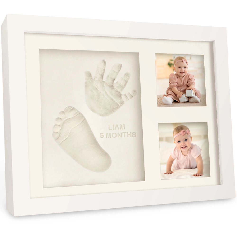 Keababies - Baby Handprint & Footprint Frame - Ash Wood