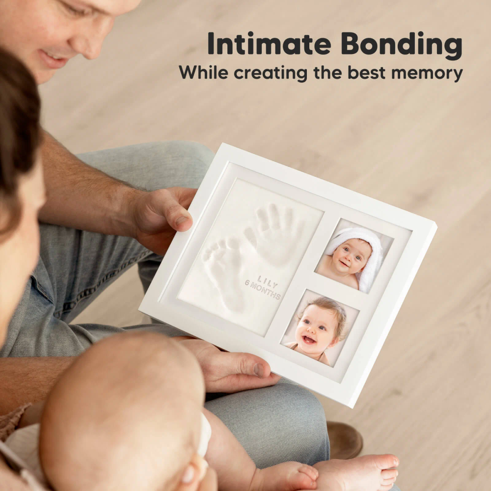 Keababies - Baby Handprint & Footprint Frame - Ash Wood