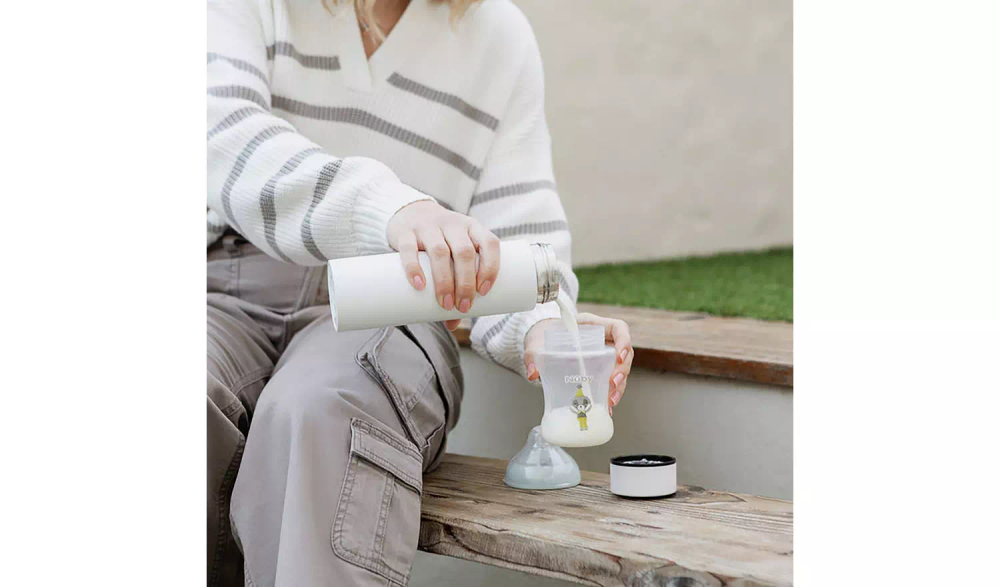Nuby - Rapid Cool Flasks - White/Grey - 2 Pc Set