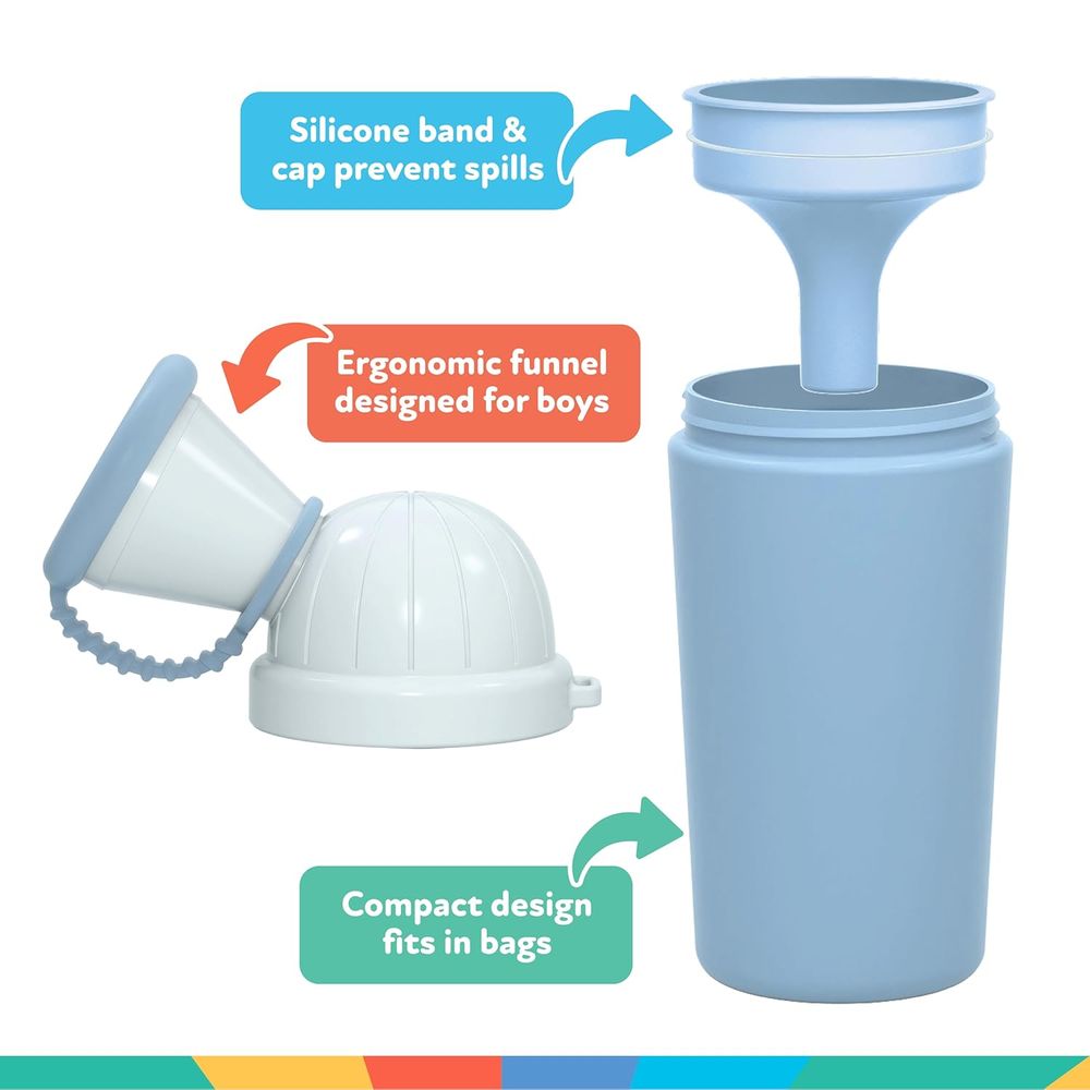 Nuby - Travel Urinal - Blue