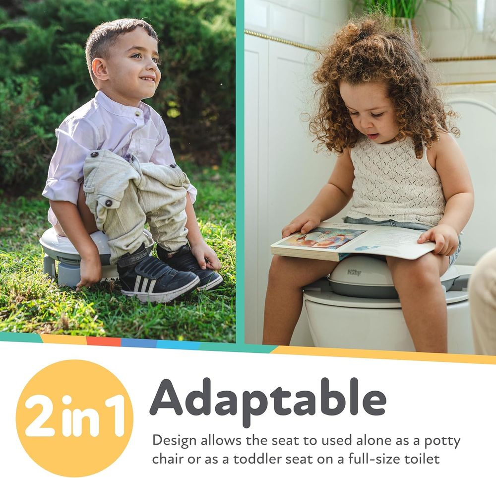 Nuby - Portable Travel Go Potty - White