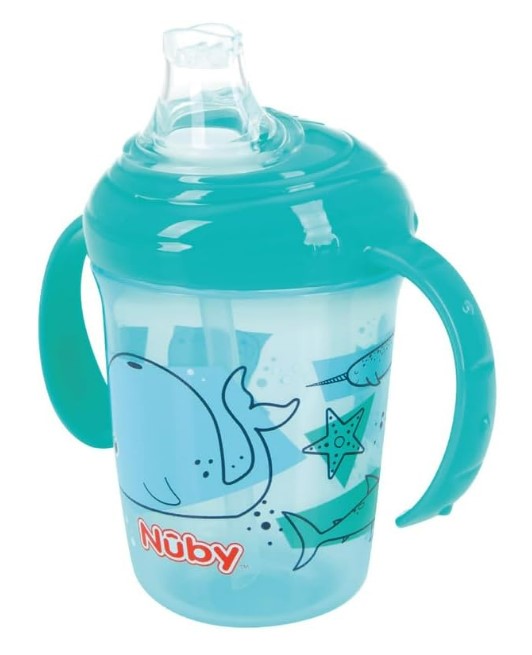 Nuby - Grip N Sip Cup - Color & Style May Vary
