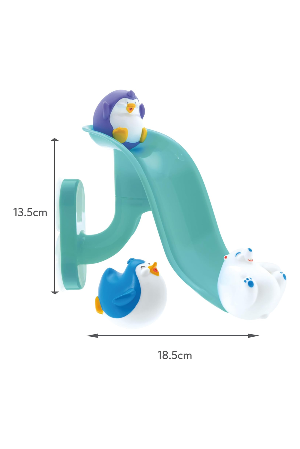 Nuby - Penguin Slide Bath Toy - Multicolor