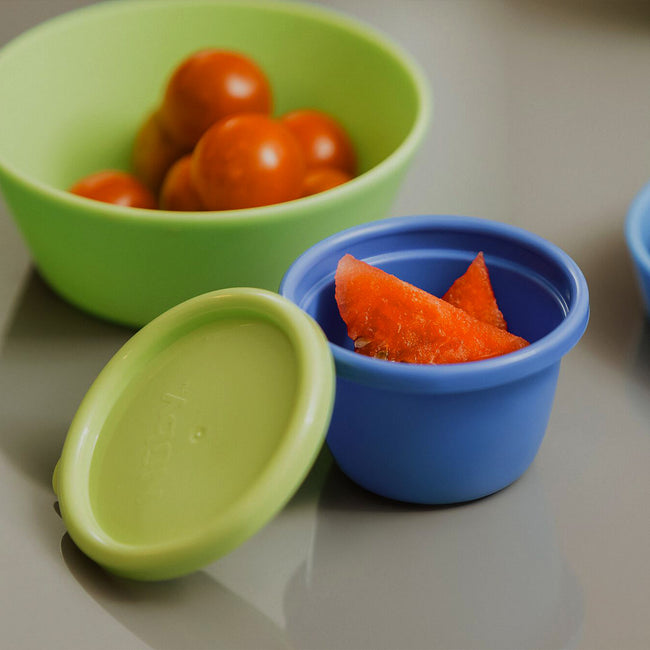 Nuby - Store And Go Food Pots - Multicolor - 4 Pc Set